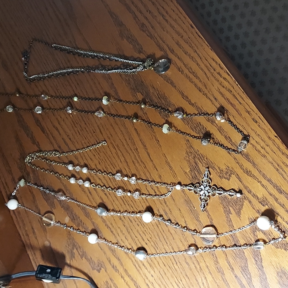 4 Boho necklaces